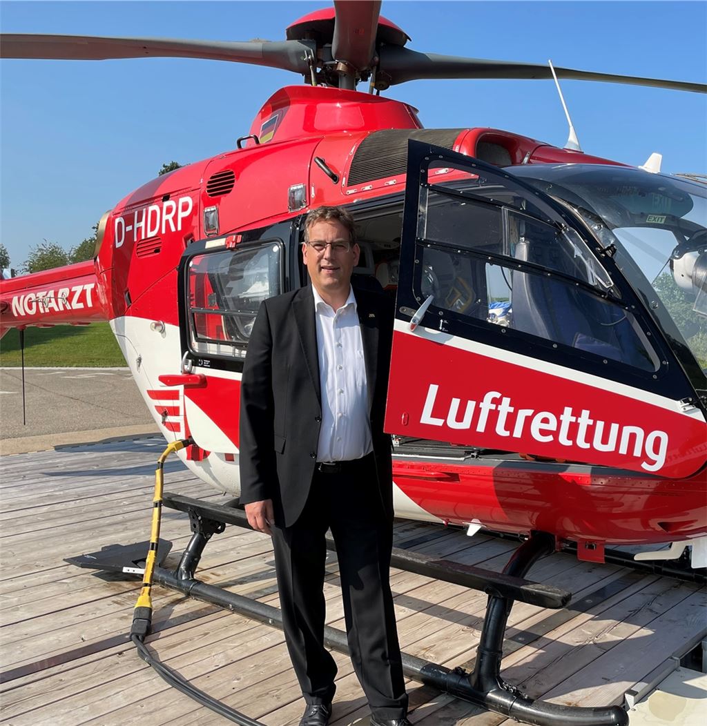 Kämpft für den Verbleib des Rettungshubschraubers in Leonberg: der Nieferner Abgeordnete Erik Schweickert.privat