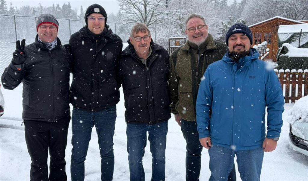 Kai Burkhardt, Marco Essig, Bernd Essig, Volker Trautmann und Kemal Sohbet. Foto: privat