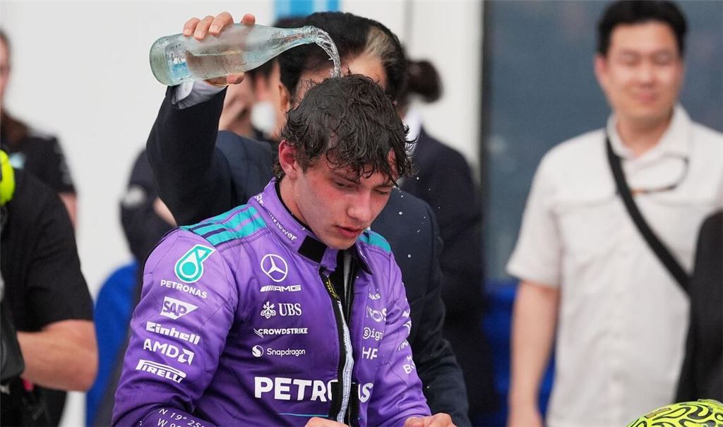 Kalte Dusche für Miami-Sieger Kimi Antonelli.