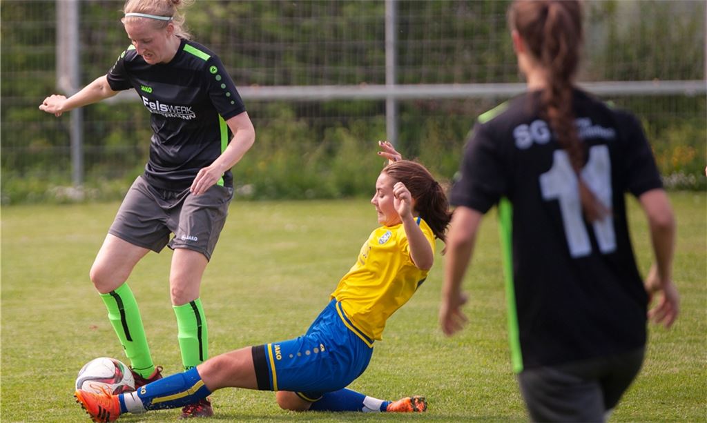 Kampfgeist, aber keine drei Punkte: Die SG Roßwag Großglattbach holt gegen den TV Aldingen nur ein 0:0-Remis. Foto: Fotomoment