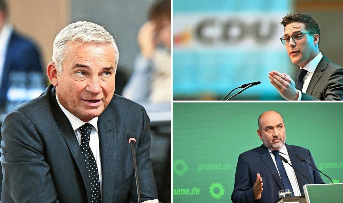 „Kann schon mal passieren“, sagt Innenminister Thomas Strobl (CDU) zu Omid Nouripours Vorschlag. CDU-Landeschef Manuel Hagel geht mit den Grünen härter ins Gericht.