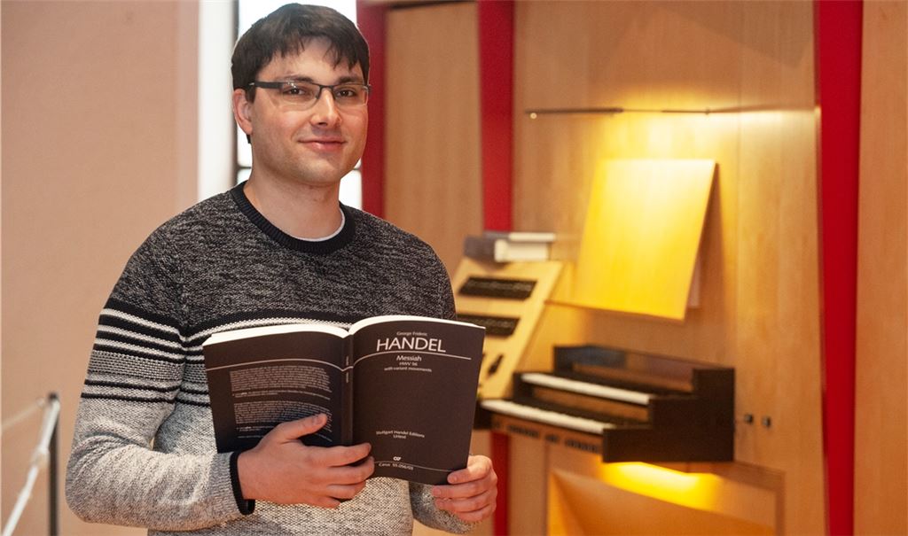 Kantor Markus Piringer freut sich darauf, mit Sängern seiner Chöre in Mühlacker und Bietigheim und neu Dazustoßenden Händels „Messias“ zu erarbeiten. Foto: Fotomoment