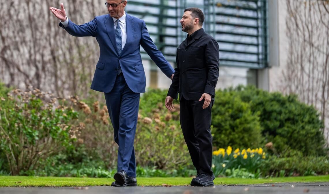Kanzler Friedrich Merz schlägt einen neuen Weg für die Ukraine vor. (Archivbild)