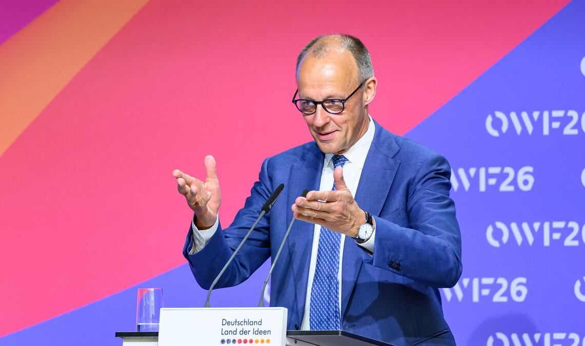 Kanzler Merz richtet den Blick nach vorne.