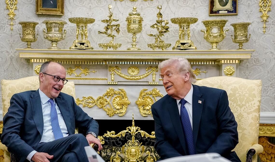 Kanzler und US-Präsident kamen wieder gut miteinander zurecht im Oval Office.