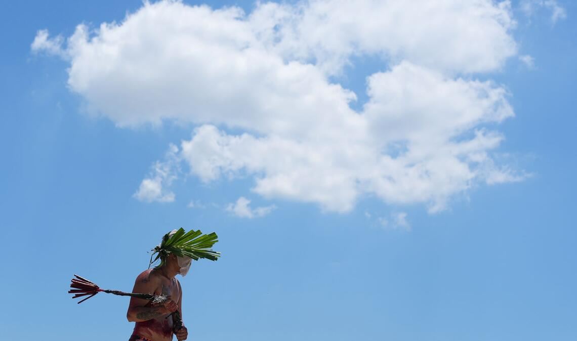 Karfreitag auf den Philippinen: Flagellant bei traditioneller Bußprozession unterwegs