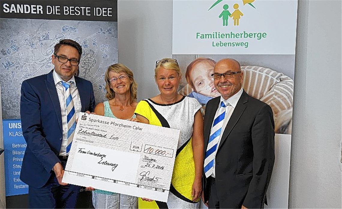 Spende verleiht einen weiteren Schub