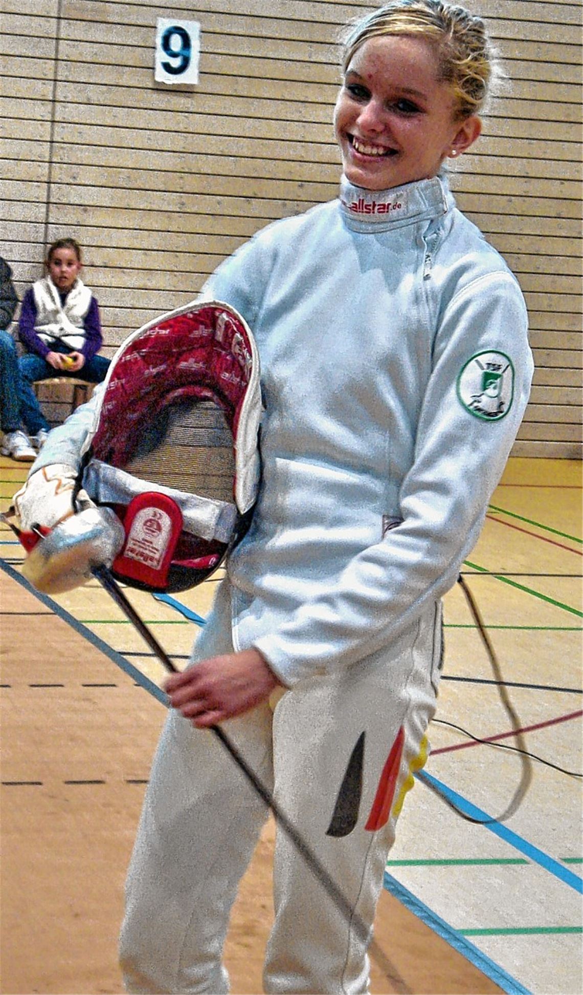 Karina Mantai bezwingt mit kluger Taktik die fünffache Olympia-Teilnehmerin. Foto: privat