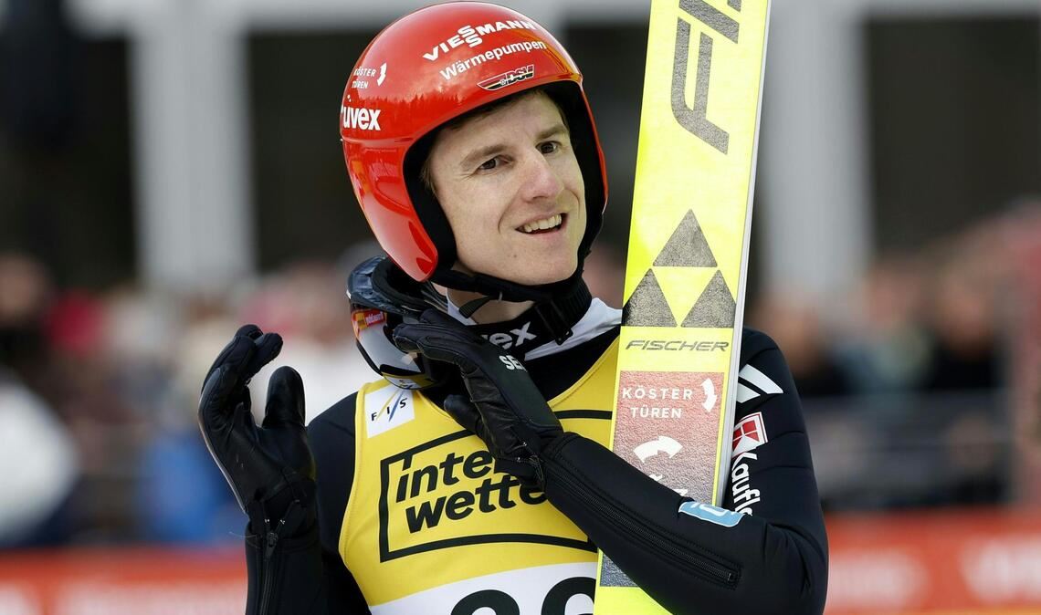 Karl Geiger freut sich auf die Zusammenarbeit mit dem neuen Bundestrainer. (Archivbild)