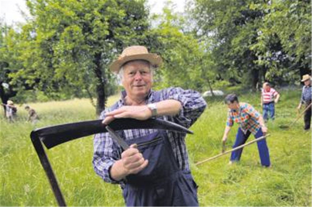 Karl-Heinz Rothmund weiß, wie gewetzt wird. 
Foto: Hansen