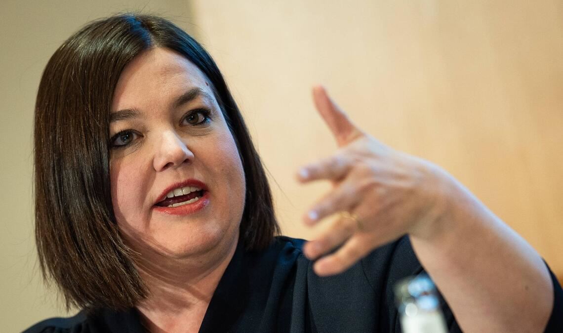 Katharina Fegebank, Zweite Bürgermeisterin und Umweltsenatorin von Hamburg. (Archivbild)