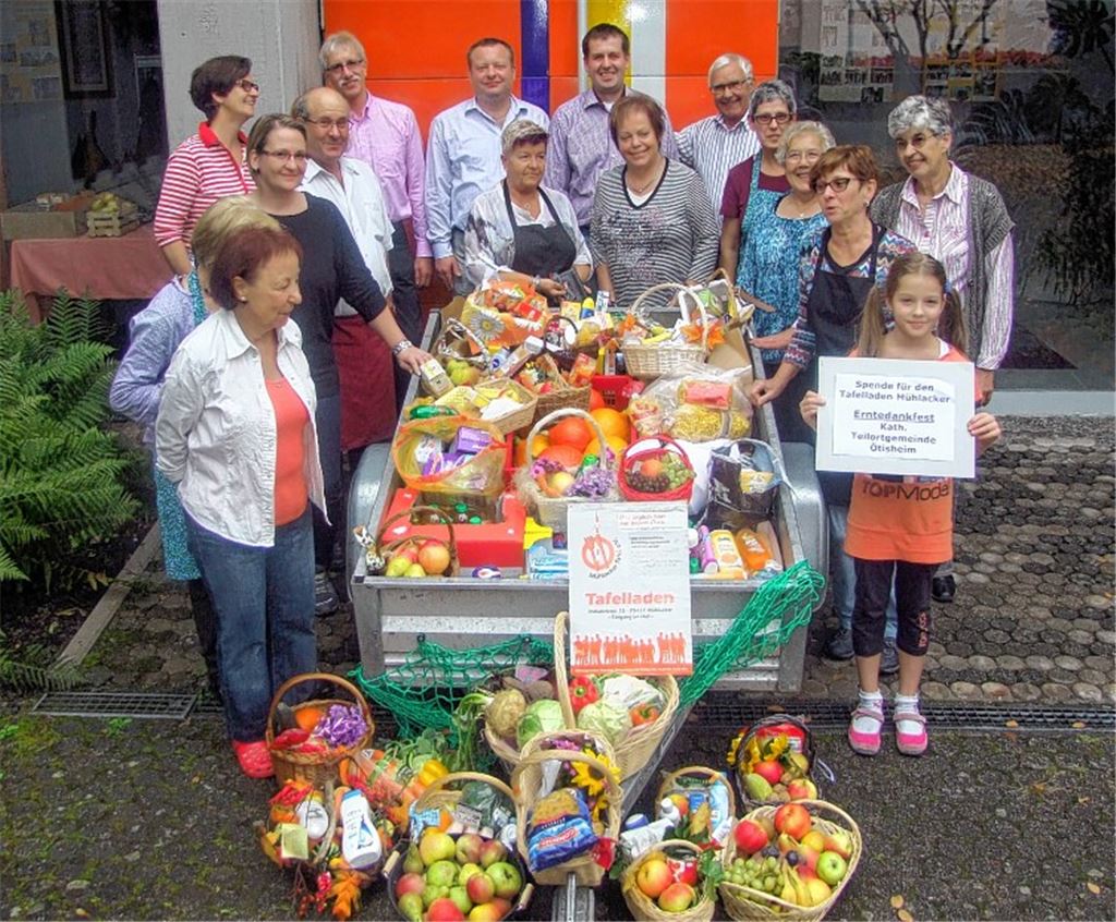 Erntedankgaben gehen an den Tafelladen