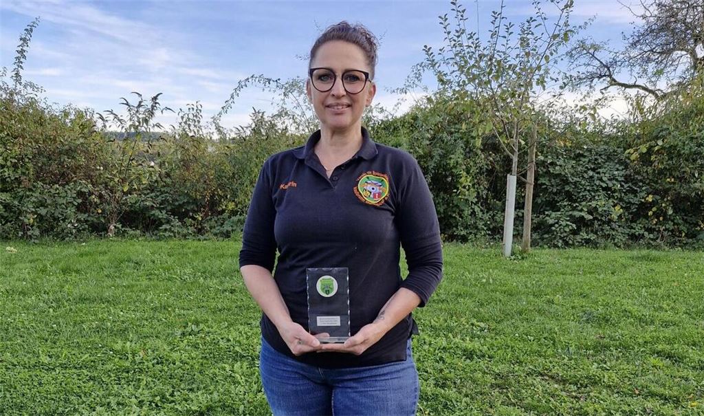 Kathrin Brandt-Reinisch freut sich über ihren zweiten Platz.