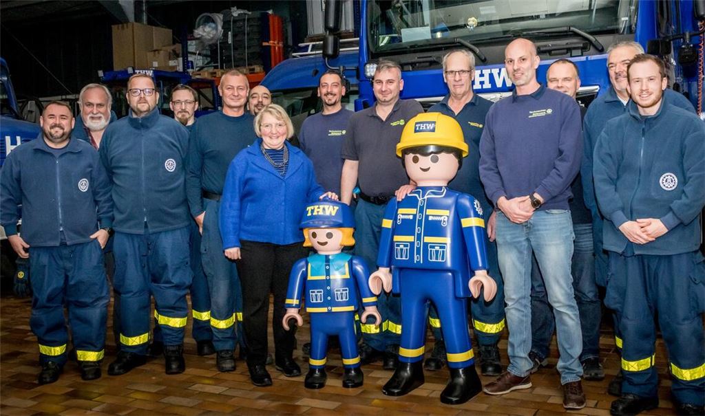 Katja Mast besucht das THW Mühlacker und das THW Pforzheim. Foto: privat