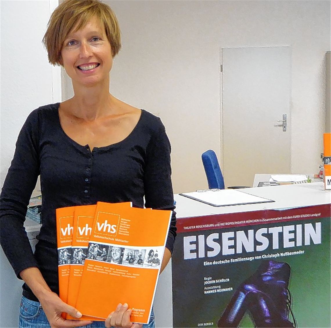 Katja Rohloff mit dem Programm.