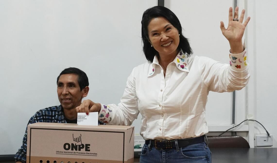 Keiko Fujimori bewarb sich bereits zum vierten Mal um das Präsidentenamt.
