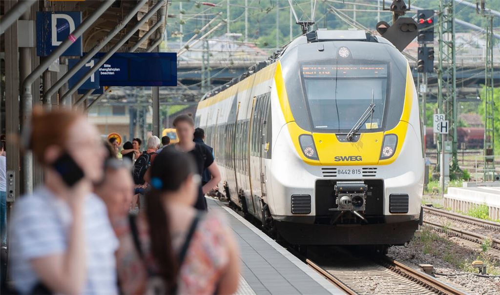 Keine Besserung in Sicht: Auch zwischen November 2023 und Oktober 2024 haben auf der Residenzbahn mit Halt in Mühlacker bei weitem nicht alle Züge pünktlich ihr Ziel erreicht. Symbolfoto: Archiv