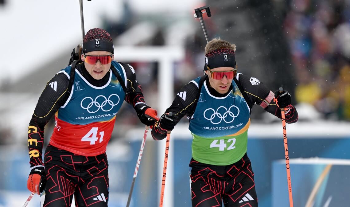 Keine Chance im Kampf um die vorderen Plätze: Justus Strelow und David Zobel