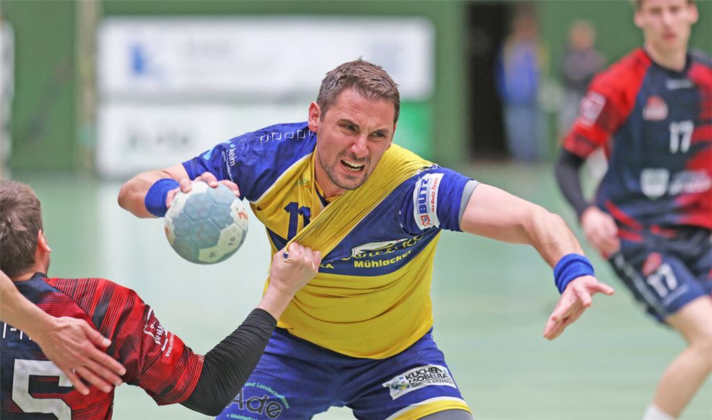 Keine Punkte: Daniel Ufrecht und der HC Blau-Gelb Mühlacker.