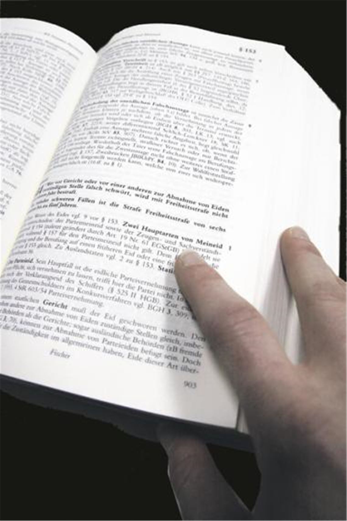 Keine harmlose Flunkerei: Bei Meineid spricht das Strafgesetz eine klare Sprache.
Foto: md