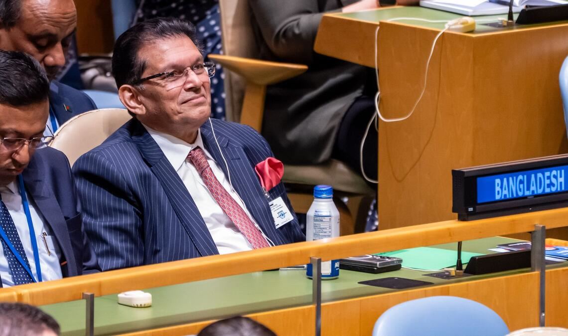 Khalilur Rahman, Außenminister von Bangladesch, wird der neue Präsident der Generalversammlung der Vereinten Nationen.