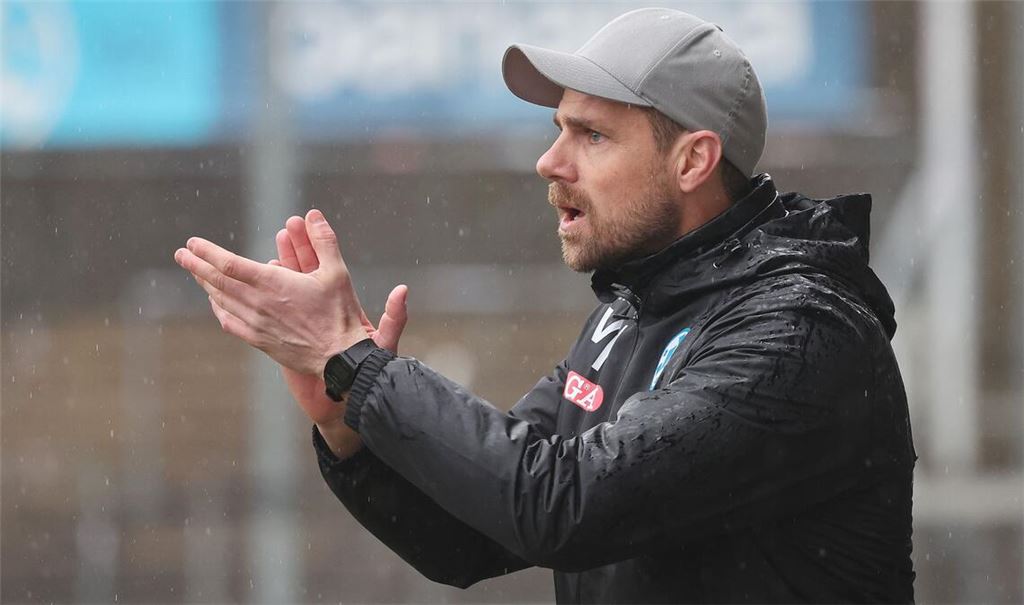 Kickers-Trainer Marco Wildersinn ist mit der physischen und taktischen Entwicklung seines Teams zufrieden.