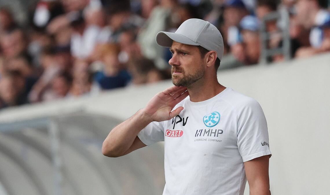 Kickers-Trainer Marco Wildersinn konnte mit dem Auftritt seines Teams nicht wirklich zufrieden sein.