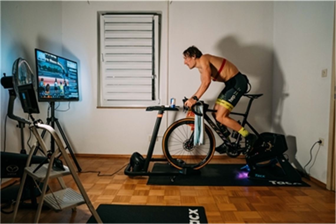 Kienle beim Training. Archivfoto: privat