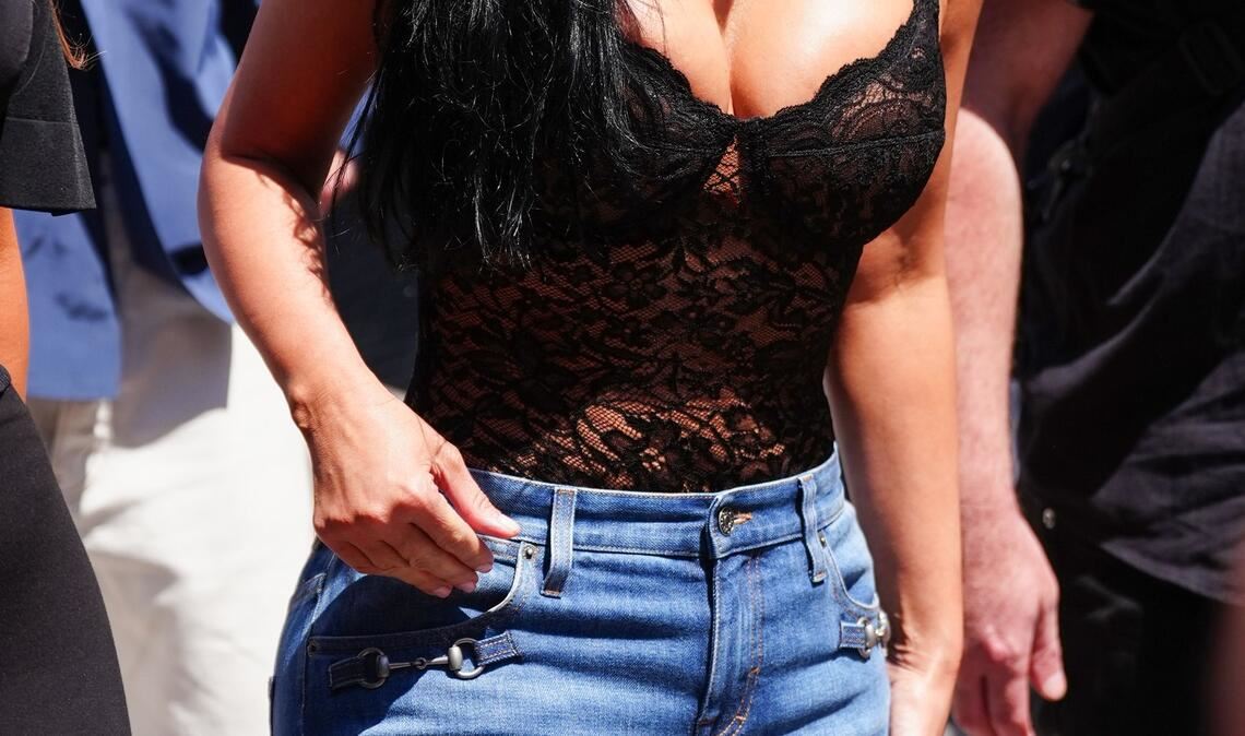 Kim Kardashian gehört zu den vielen Promis beim Formel-1-Gastspiel in Monaco.