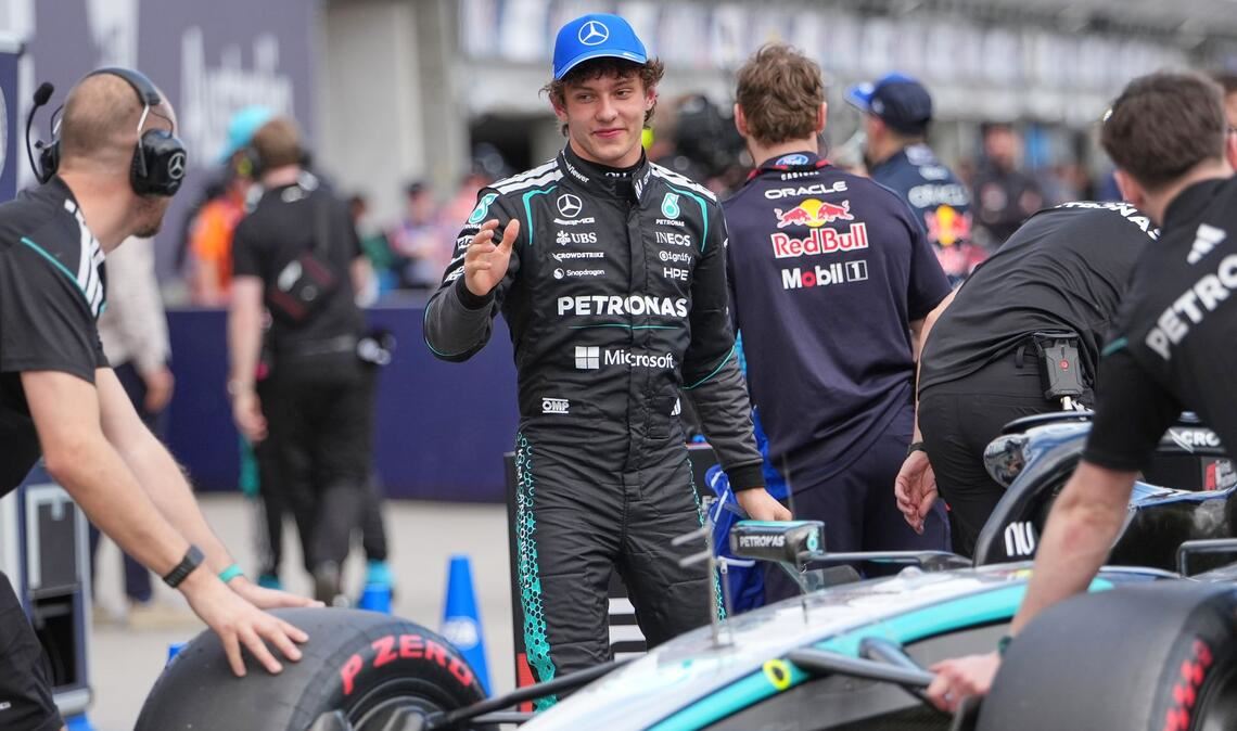 Kimi Antonelli: Erst ein Unfall, dann Startplatz zwei.