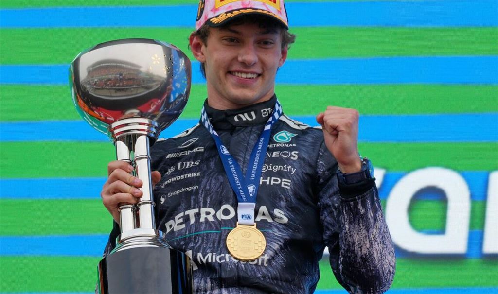 Kimi Antonelli gelang der zweite Sieg binnen zwei Wochen.