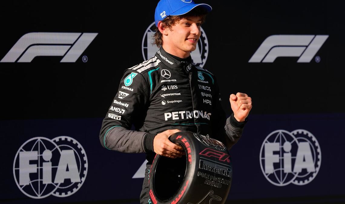 Kimi Antonelli schreibt in Shanghai Geschichte.