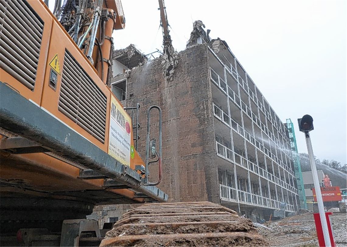 Kinderklinik wird abgerissen. Foto: privat