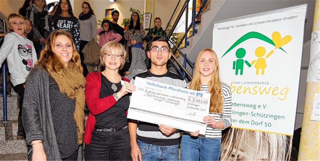 Schüler unterstützen Herberge Lebensweg