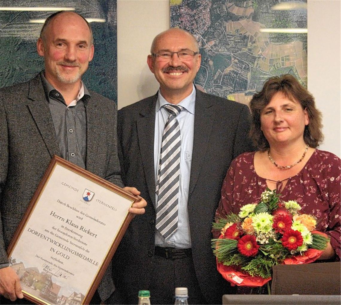 Klaus Riekert mit Gold belohnt