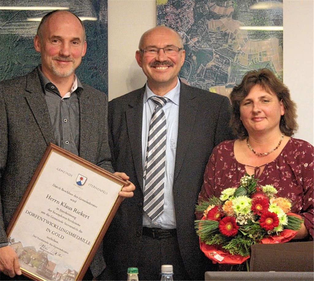 Klaus Riekert mit Gold belohnt