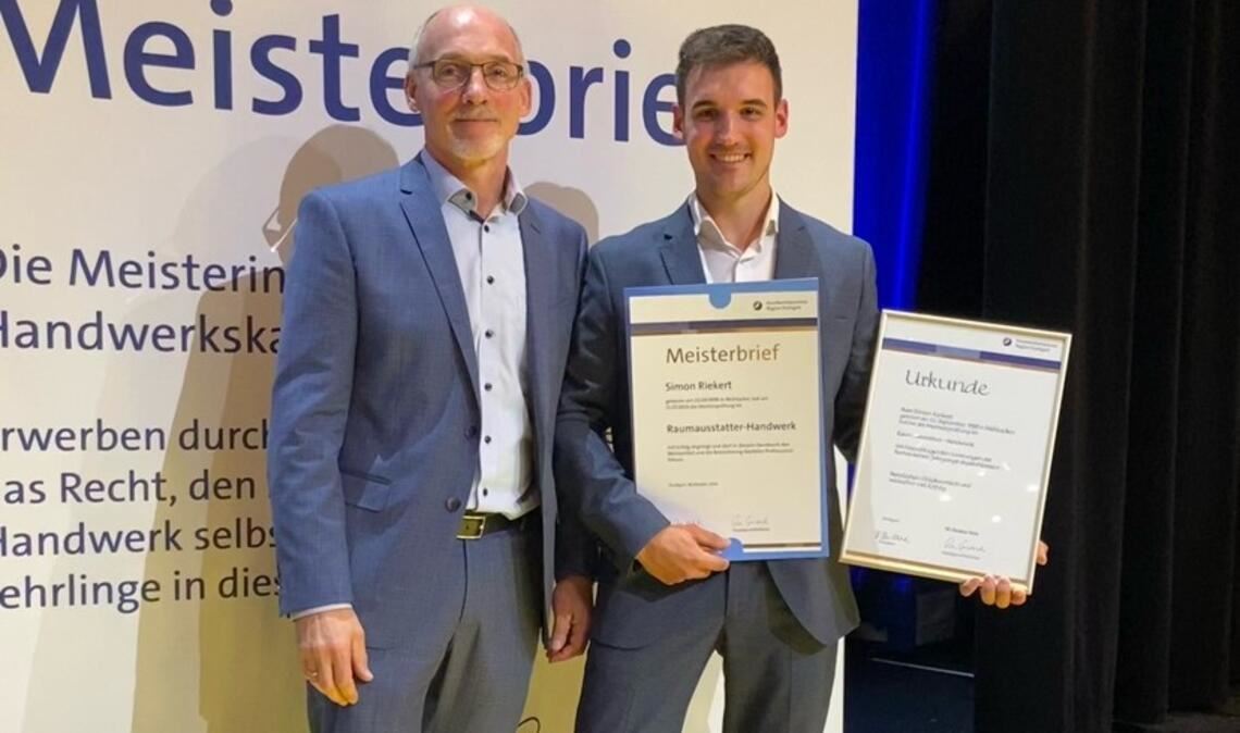 Klaus (li.) und Simon Riekert. Fotos: privat