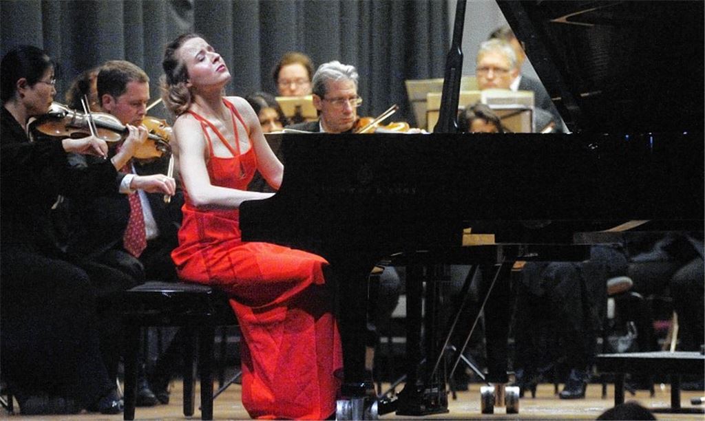 Kaskaden von Klavier-Oktaven