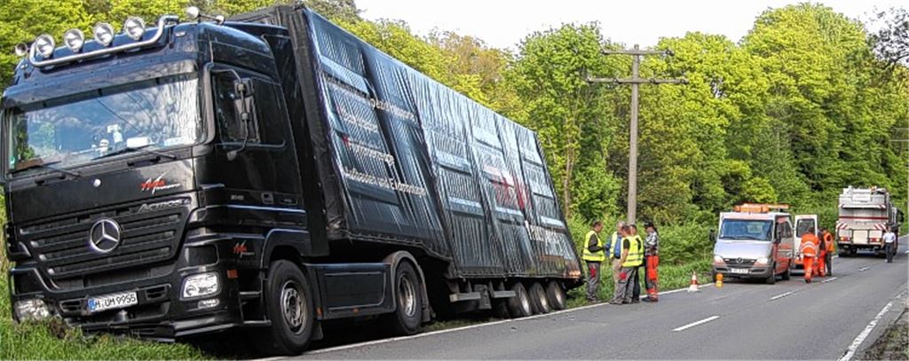 Kleiner Unfall mit großer Auswirkung. 