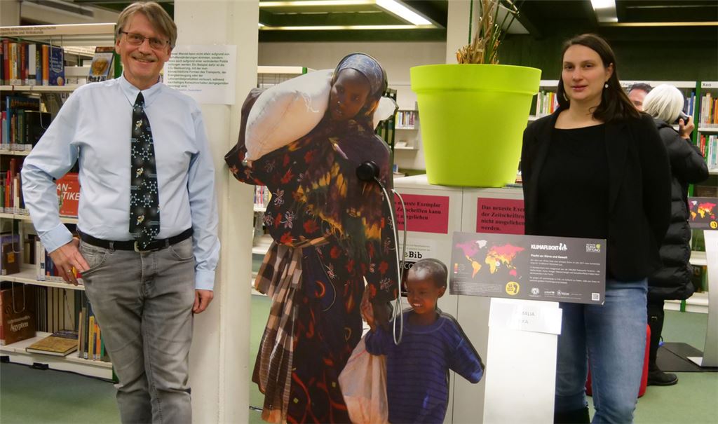 Klimaneutralität ist wichtig. Davon sind der Nachhaltigkeitsmanager Georg Hoffmann und die Mühlacker Klimaschutzmanagerin Teresa Krannich überzeugt. Foto: Friedrich