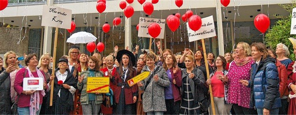 Frauen kämpfen für ihre Rechte