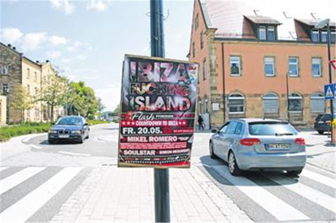 Kniffliges Thema: Werbeplakate an Straßen.
Foto: Sadler