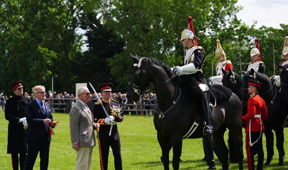 König Charles III. bei der Royal Windsor Horse Show.
