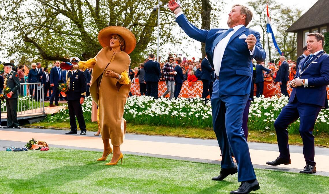 König und Königin nahmen an verschiedenen Spielen und Aktivitäten teil.