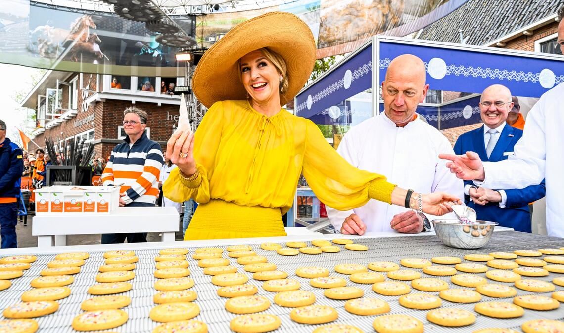 Königin Máxima am Koningsdag 2026 in Dokkum.