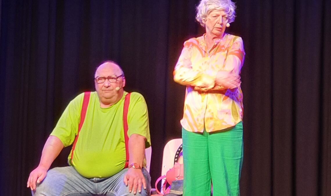 Können nicht mit und nicht ohne einander: Käthe und Eugen Kächele. Foto: Schröder