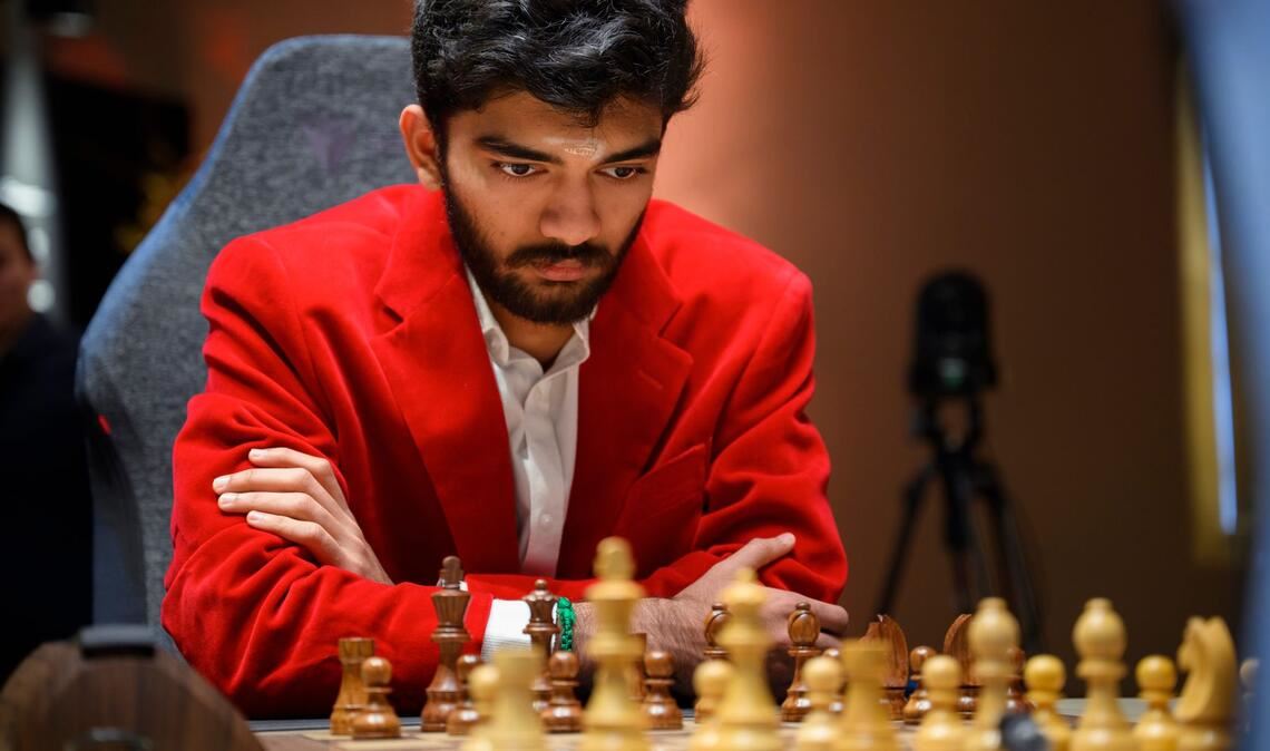 Könnte einen deutschen Herausforderer bekommen: Dommaraju Gukesh.