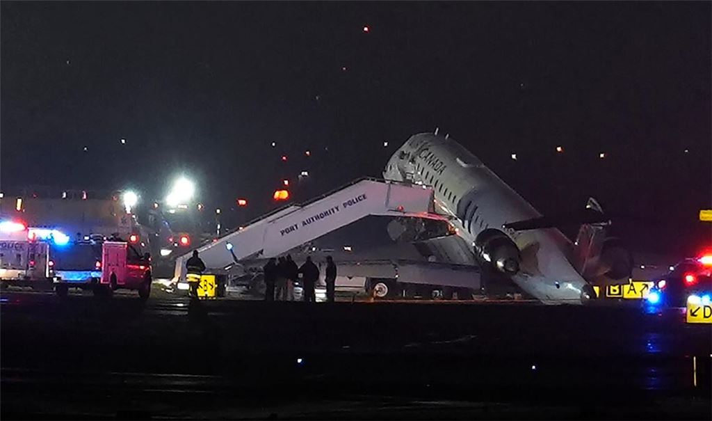 Kollision auf dem New Yorker Flughafen LaGuardia.