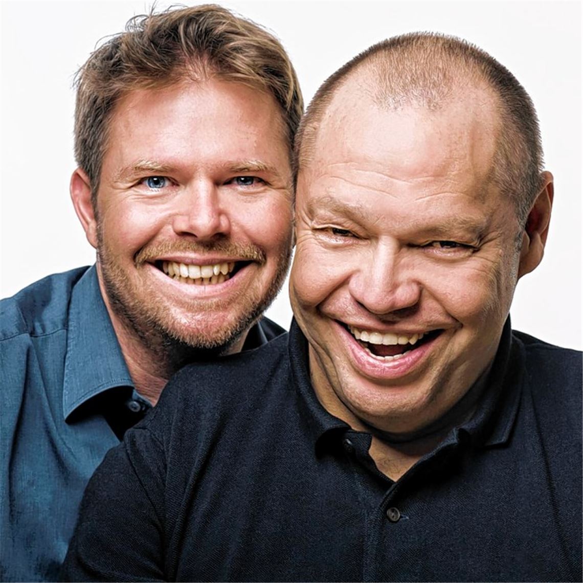 Kommen ins Kulturhaus Osterfeld: der Sänger Thomas Quasthoff (re.) und der Kabarettist Michael Frowin.