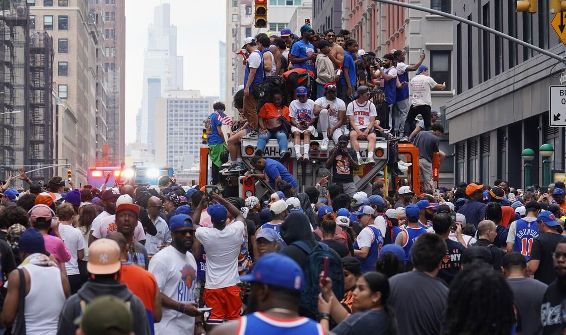 Konfetti-Paraden haben in New York eine lange Tradition.
